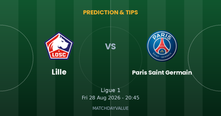 Lille vs Paris Saint Germain - PREDICTION & TIPS
