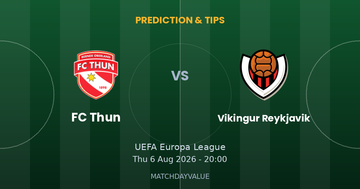 FC Thun vs Vikingur Reykjavik - PREDICTION & TIPS