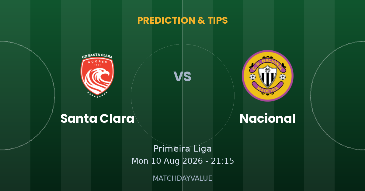 Santa Clara vs Nacional - PREDICTION & TIPS
