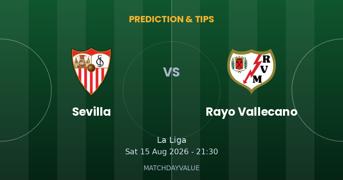 Sevilla vs Rayo Vallecano - PREDICTION & TIPS