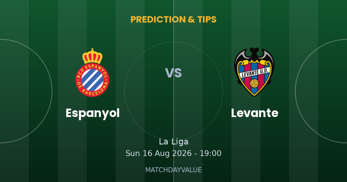 Espanyol vs Levante - PREDICTION & TIPS