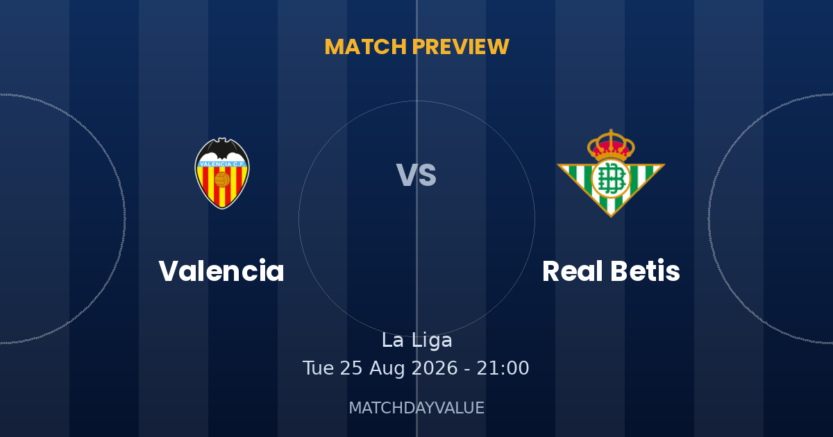 Valencia vs Real Betis - MATCH PREVIEW