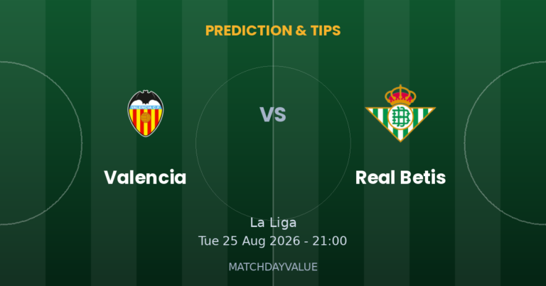 Valencia vs Real Betis - PREDICTION & TIPS