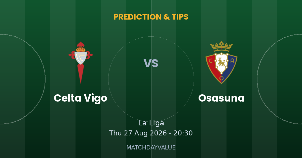 Celta Vigo vs Osasuna - PREDICTION & TIPS