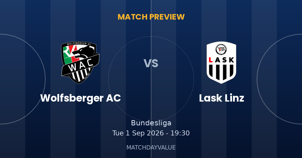 Wolfsberger AC vs Lask Linz - MATCH PREVIEW