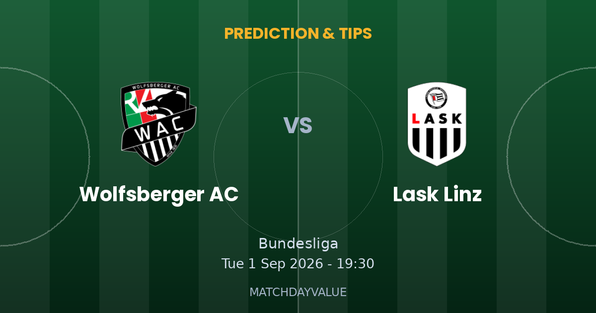 Wolfsberger AC vs Lask Linz - PREDICTION & TIPS