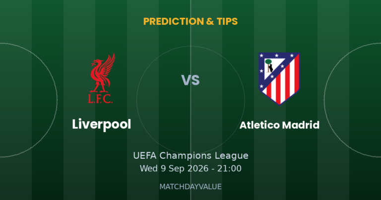 Liverpool vs Atletico Madrid - PREDICTION & TIPS